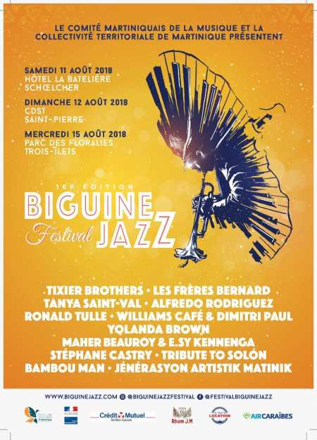 Biguine Jazz Festival 2018 (16ème édition), Soirée concert
