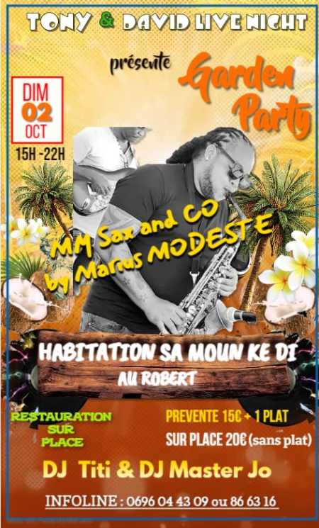 Garden Party avec MM Sax and Co