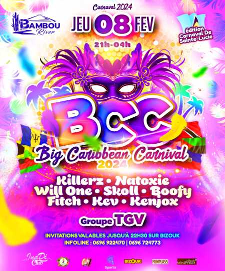 BCC 2024 (Big Caribbean Carnival) Edition Carnaval de Sainte-Lucie