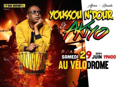 YOUSSOU NDOUR et AKIYO en concert en Guadeloupe