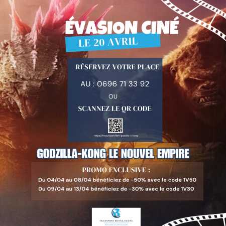 Évasion Cinéma Godzilla x Kong : Le Nouvel Empire
