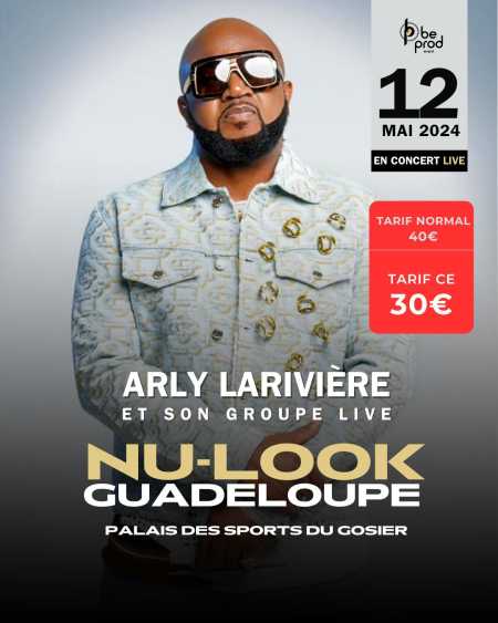 Arly Larivière en Guadeloupe avec son groupe Live NULOOK