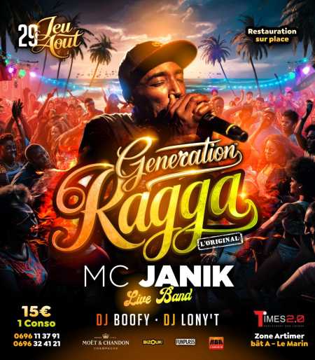 Génération Ragga by Mc Janik Live Band