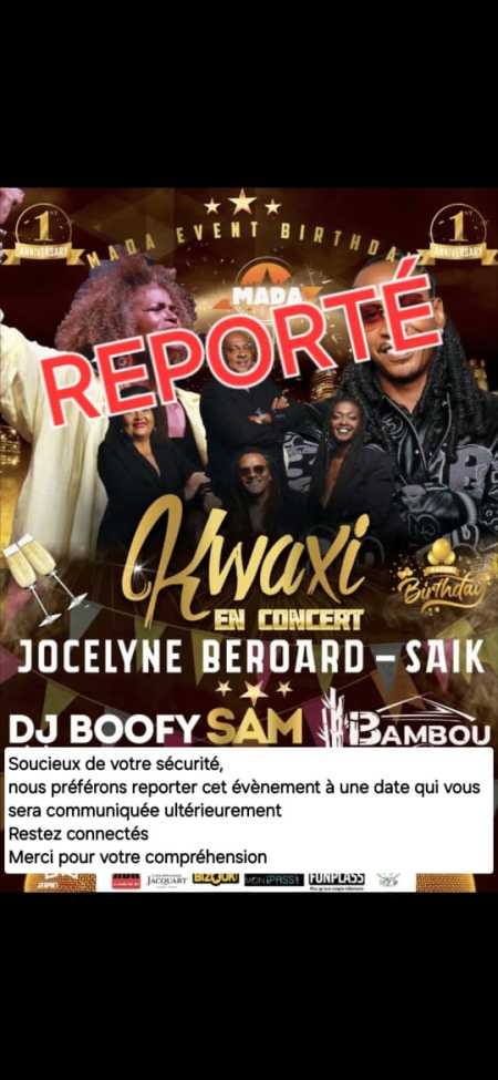 KWAXI en Concert avec Jocelyne BEROARD - SAÏK