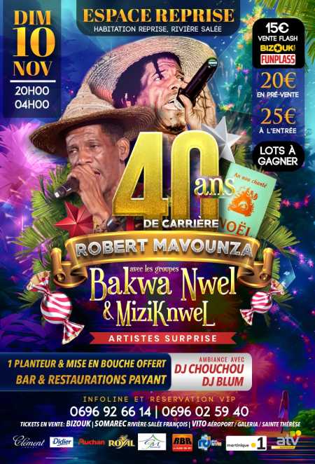 40 ans de Robert MAVOUNZA