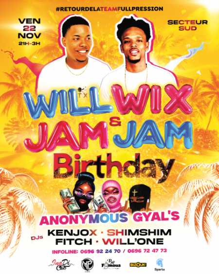 WILL'WIX ET JAM JAM BIRTHDAY