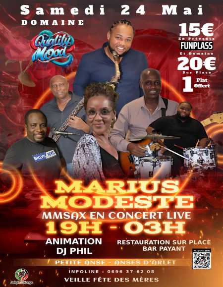 Marius MODESTE Mmsax en concert live